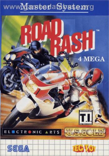 Cover Road Rash for Master System II